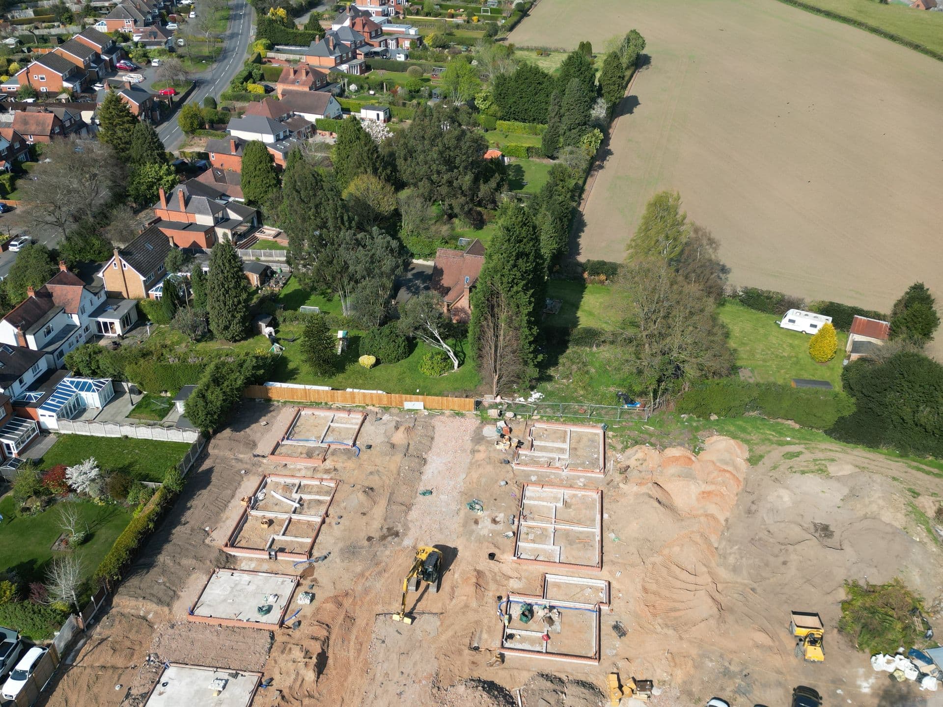 Ailstone Mews — Groundworks and foundations across the site