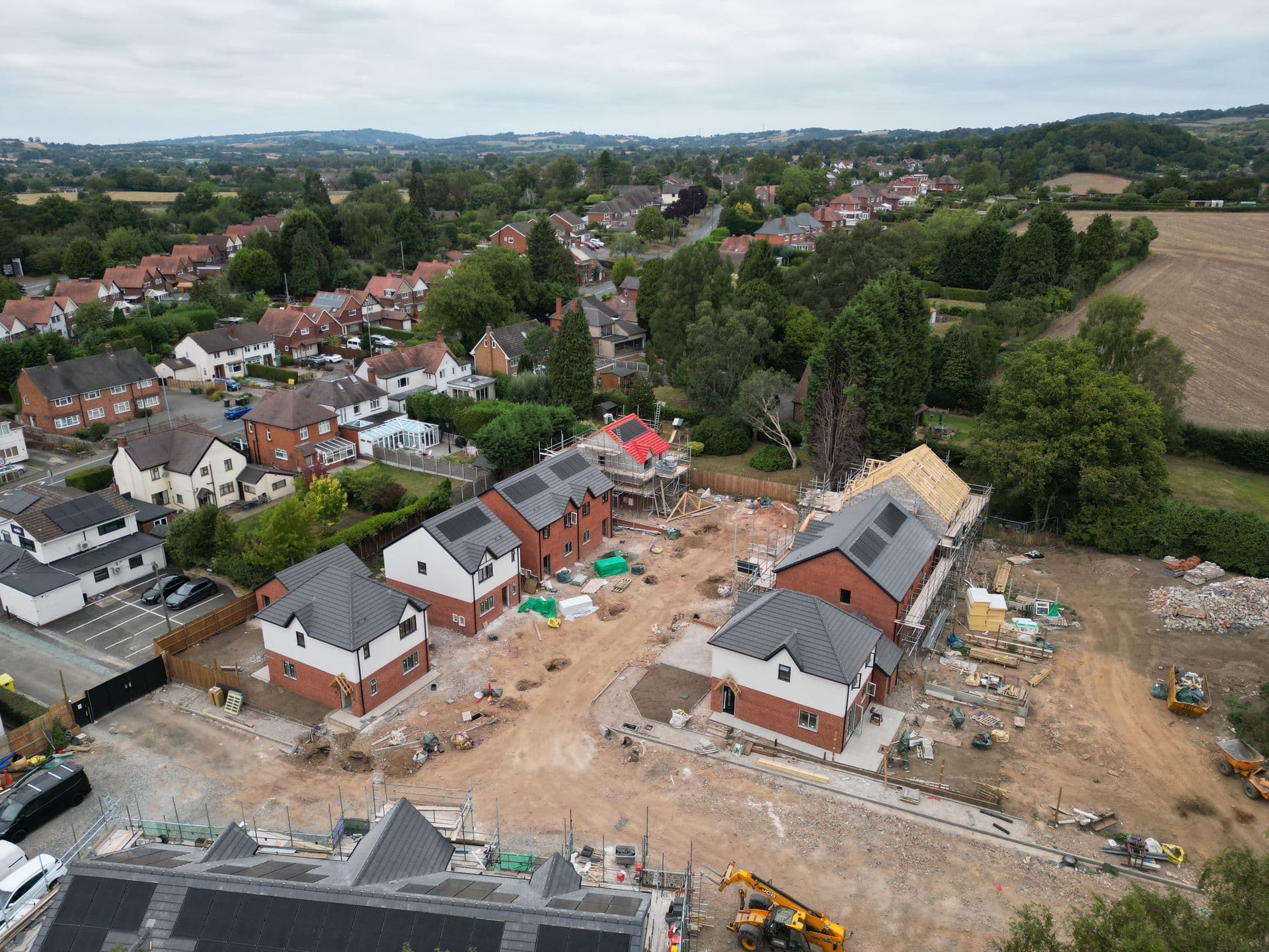 Ailstone Mews — The development taking shape from above